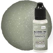 Alcohol Ink Glitter Accents - Graphite - Couture Creations